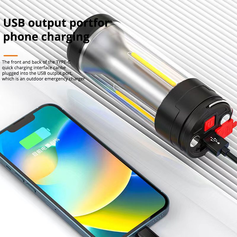 Outdoor LED Magnetic Suction Work Flashlight